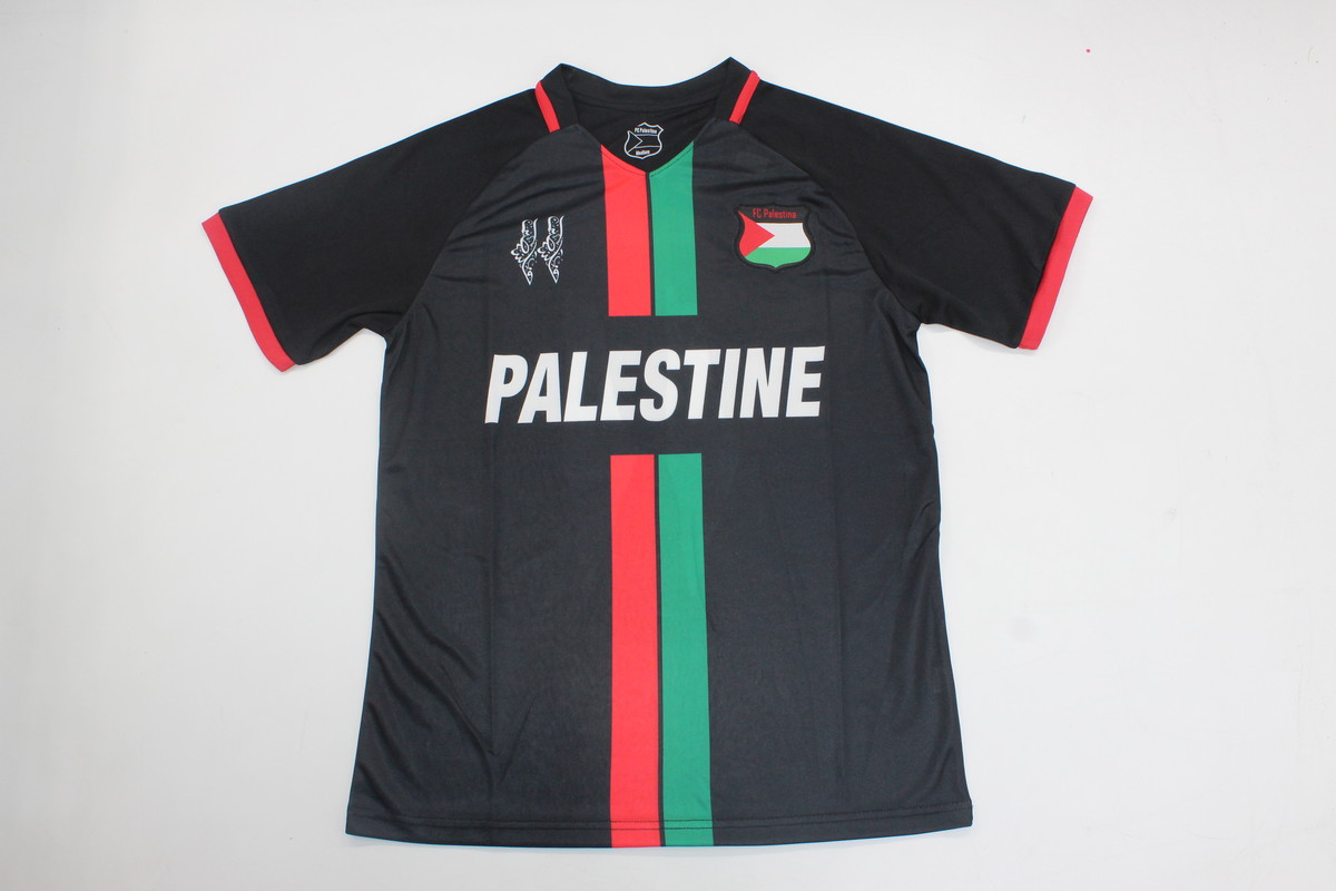 AAA Quality Palestine 23/24 Black Training Jersey